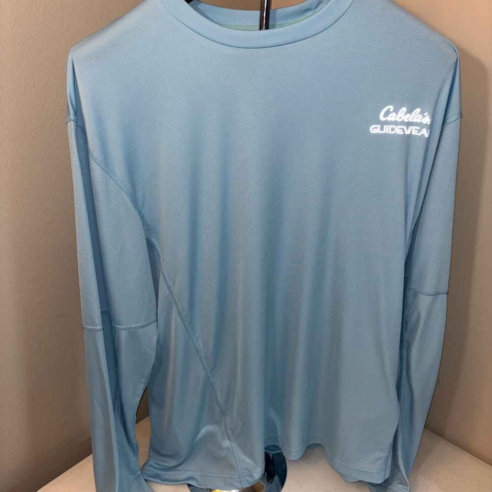 Cabela's Guidewear Light Blue Shirt
